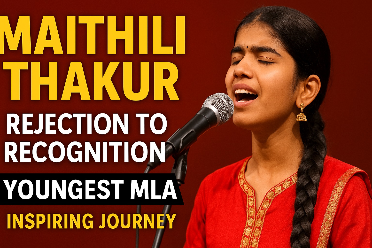 Maithili Thakur Biography Youngest MLA Folk Music Revival 2025